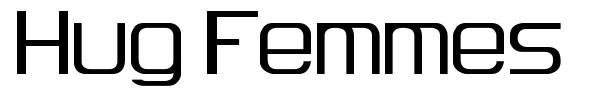 Hug Femmes font preview